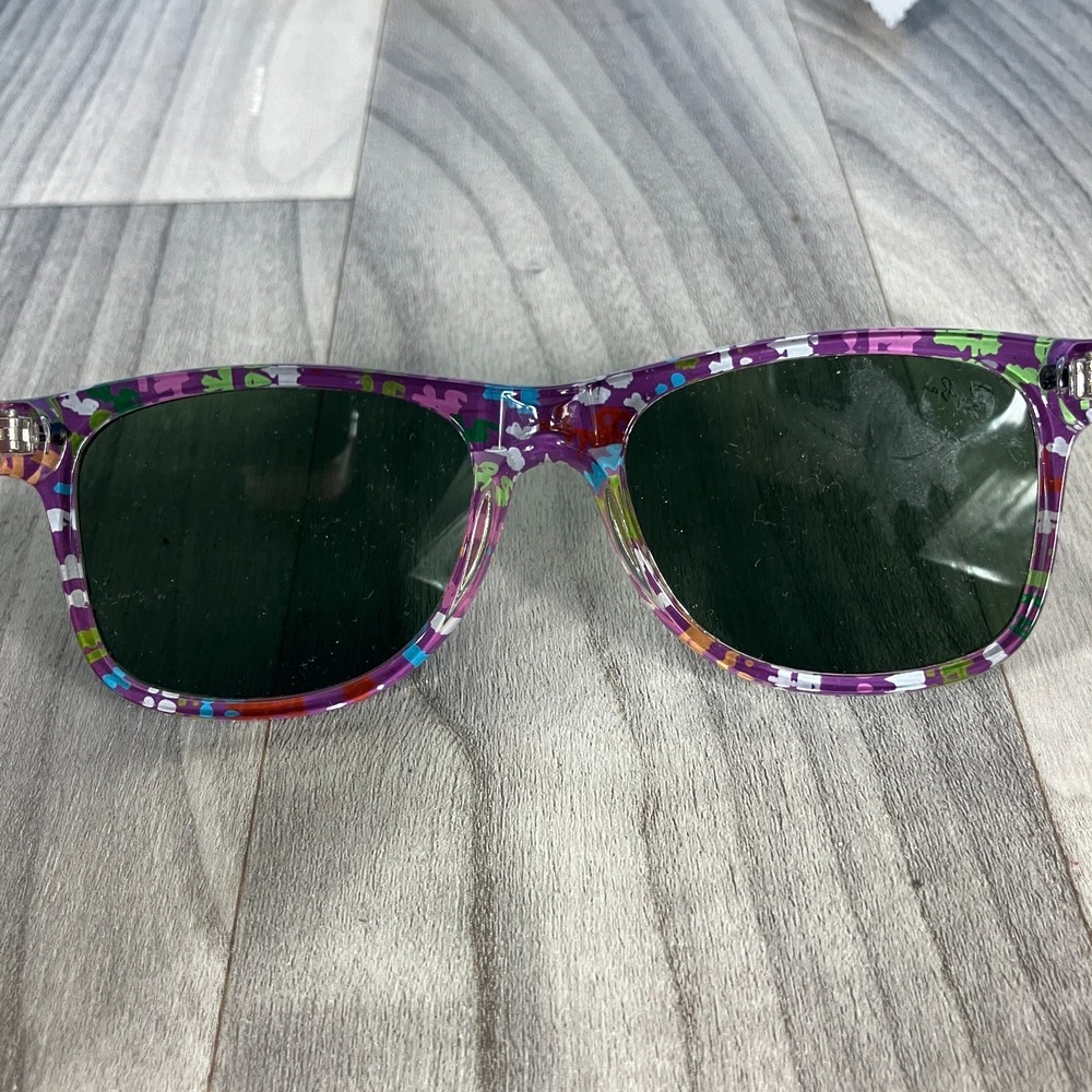 Ray-Ban New Wayfarer RB2132 Sunglasses Floral Frame Limited Edition 55 [] 21 145 - Picture 5 of 10